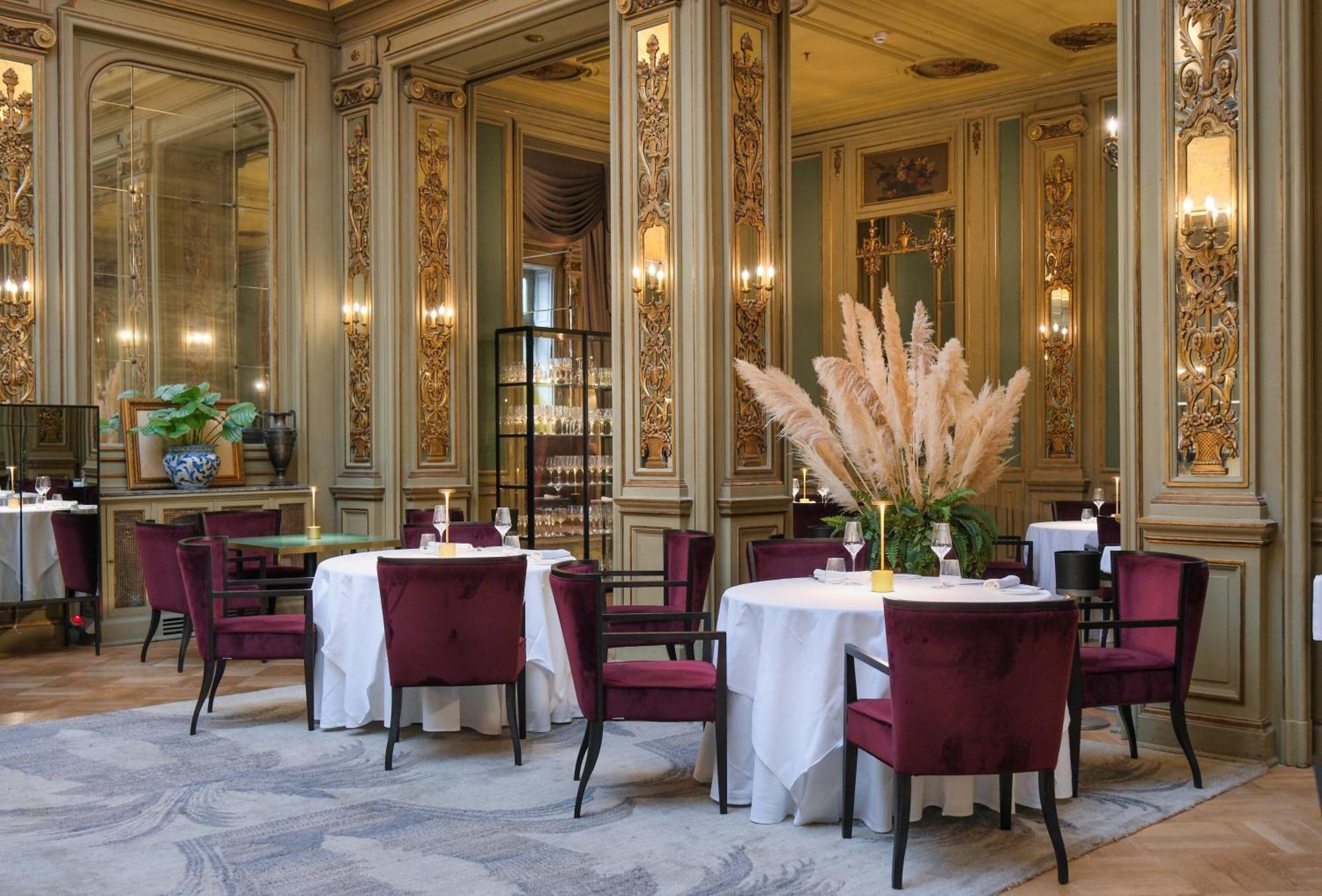 Grand Hotel Et Des Palmes ปาแลร์โม ภายนอก รูปภาพ Restaurant Le Meurice